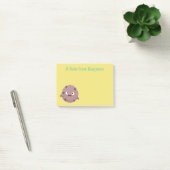Niedlicher Smart-Schokolade-Chip-Cartoon Post-it Klebezettel (Büro)