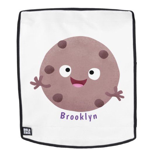 Niedlicher Smart-Schokolade-Chip-Cartoon Rucksack (Abnehmbare Front)