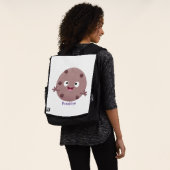 Niedlicher Smart-Schokolade-Chip-Cartoon Rucksack (Ausgewaschen)