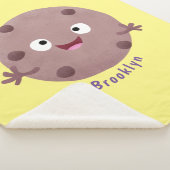 Niedlicher Smart-Schokolade-Chip-Cartoon Sherpadecke (3/4)