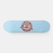 Niedlicher Smart-Schokolade-Chip-Cartoon Skateboard (Horizontal)