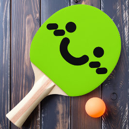 Niedlicher Smiley-Pingpongpaddel Tischtennis Schläger