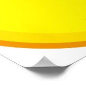 niedlicher Smiley Poster (Ecke)