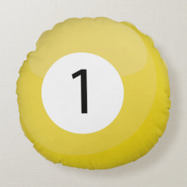 Niedlicher Snookerpool Billiardball Rundes Kissen