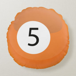 Niedlicher Snookerpool Billiardball Rundes Kissen