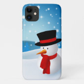Niedlicher Snowman Case-Mate iPhone Hülle (Rückseite)