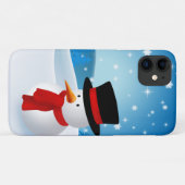 Niedlicher Snowman Case-Mate iPhone Hülle (Rückseite (Horizontal))