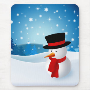 Niedlicher Snowman Mousepad