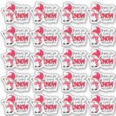 Niedlicher Snowman Pun Dank für das Phantastische  Aufkleber (Vorderseite)