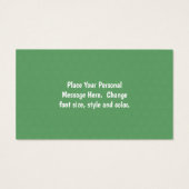 Niedlicher Snowman Weihnachtsgeschenkkarte Tag (Rückseite)