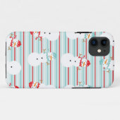 Niedlicher Snowman-Winter-Entwurf iPhone 5 Fall Case-Mate iPhone Hülle (Rückseite (Horizontal))