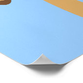 Niedlicher Socketaffe Poster (Ecke)