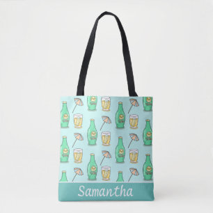Niedlicher Soda-Pop und Strand-Regenschirm Summery Tasche
