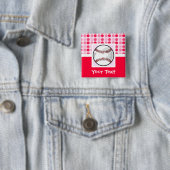 Niedlicher Softball Button (Beispiel)