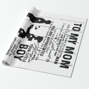 Niedlicher Sohn zu meiner Mama Geschenk   Lieblich Geschenkpapier