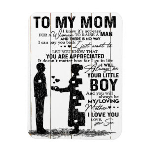 Niedlicher Sohn zu meiner Mama Geschenk Lieblich Magnet