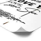 Niedlicher Sohn zu meiner Mama Geschenk | Lieblich Poster (Ecke)