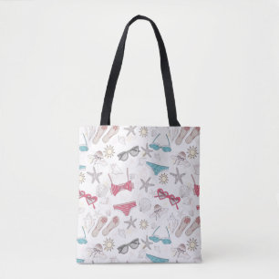 Niedlicher Sommer-abstraktes Muster Tasche
