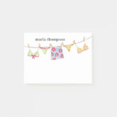 Niedlicher Sommer Hinzufügen eines eigenen Namens Post-it Klebezettel (Vorderseite)