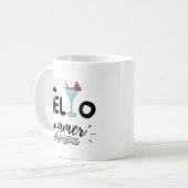 Niedlicher Sommer Kaffeetasse (Vorderseite Links)