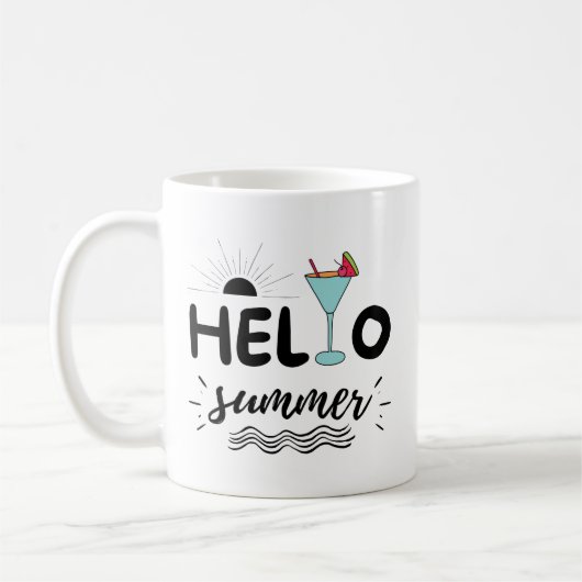 Niedlicher Sommer Kaffeetasse (Links)