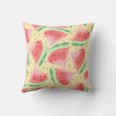 Niedlicher Sommer Kawaii Watercolor Kissen (Rückseite)