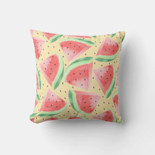 Niedlicher Sommer Kawaii Watercolor Kissen