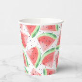 Niedlicher Sommer Kawaii Watercolor Pappbecher (Links)