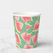 Niedlicher Sommer Kawaii Watercolor Pappbecher (Rechts)