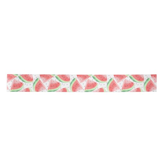 Niedlicher Sommer Kawaii Watercolor Satinband (Vorderseite)