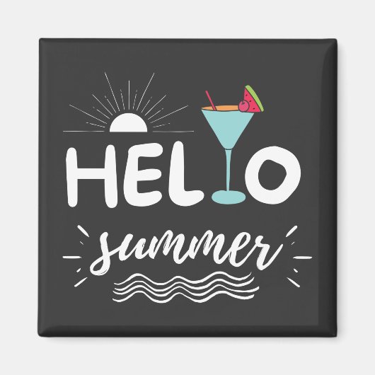 Niedlicher Sommer Magnet (Vorne)