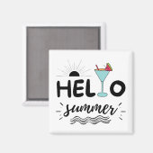 Niedlicher Sommer Magnet (Vorderseite/Rückseite)