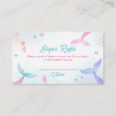 Niedlicher Sommer Meerjungfrau Schwanz Windelwanne Begleitkarte (Vorderseite)