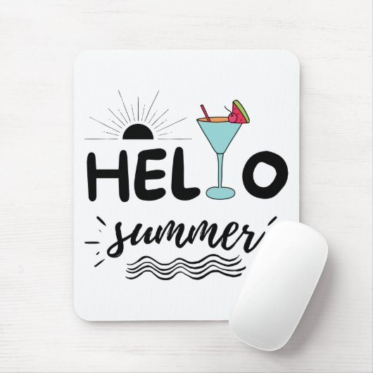 Niedlicher Sommer Mousepad (Mit Mouse)