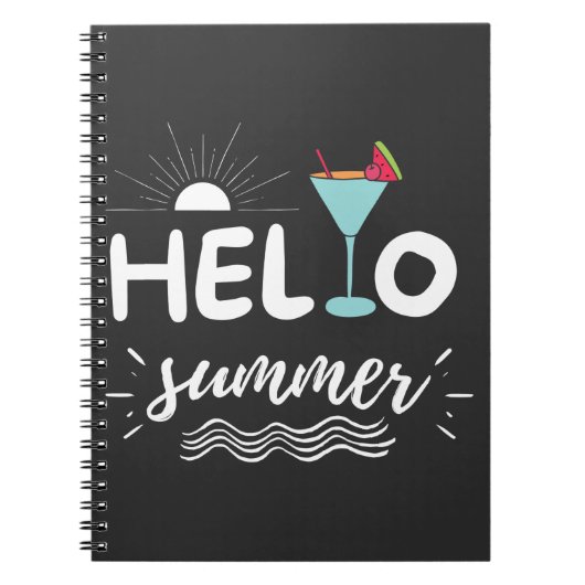 Niedlicher Sommer Notizblock (Vorderseite)