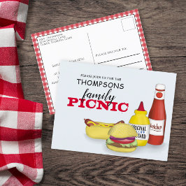 Niedlicher Sommer Picnic Trendy Cookout Whimsical Postkarte