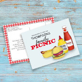 Niedlicher Sommer Picnic Trendy Cookout Whimsical Postkarte