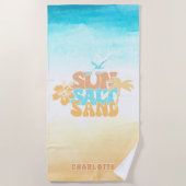 Niedlicher Sommer Strandtuch (Vorderseite)