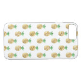 Niedlicher Sommer Tropical Gold Foil Ananas Muster Case-Mate iPhone Hülle (Rückseite (Horizontal))
