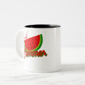 Niedlicher Sommer Vacay Casino Zweifarbige Tasse (Vorderseite Links)