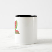 Niedlicher Sommer Vacay Casino Zweifarbige Tasse (Mittel)