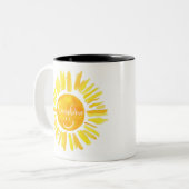 Niedlicher Sommer Vacay Mode Sonnenschein Zweifarbige Tasse (Vorderseite Links)