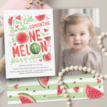Niedlicher Sommer Wassermelone Frucht Girl 1. Gebu