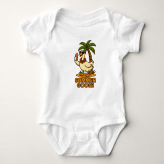 Niedlicher Sommergose-Baby-Bodysuit Baby Strampler