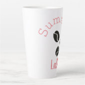 Niedlicher Sommerkaffee Milchtasse (Vorderseite)
