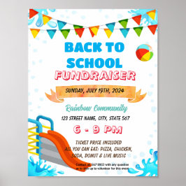 Niedlicher Sommerpark Flyer Poster