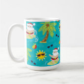 NIEDLICHER SOMMERÜBERSCHREITENDER CHRISTMAS SANTA KAFFEETASSE (Links)