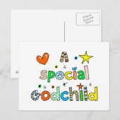 Niedlicher Sondertext Postkarte (Vorne/Hinten)