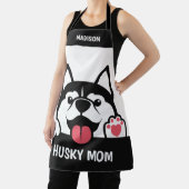 Niedlicher Sondertext von Sibirien Husky Schürze (InSitu)