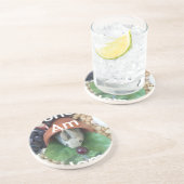 Niedlicher Sonnendach Getränkeuntersetzer (Seite)